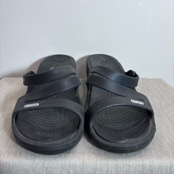CROCS Sz 9 Patricia Strappy Lightweight All Day Comfort Insole Slip On Sandals - Picture 2 of 10